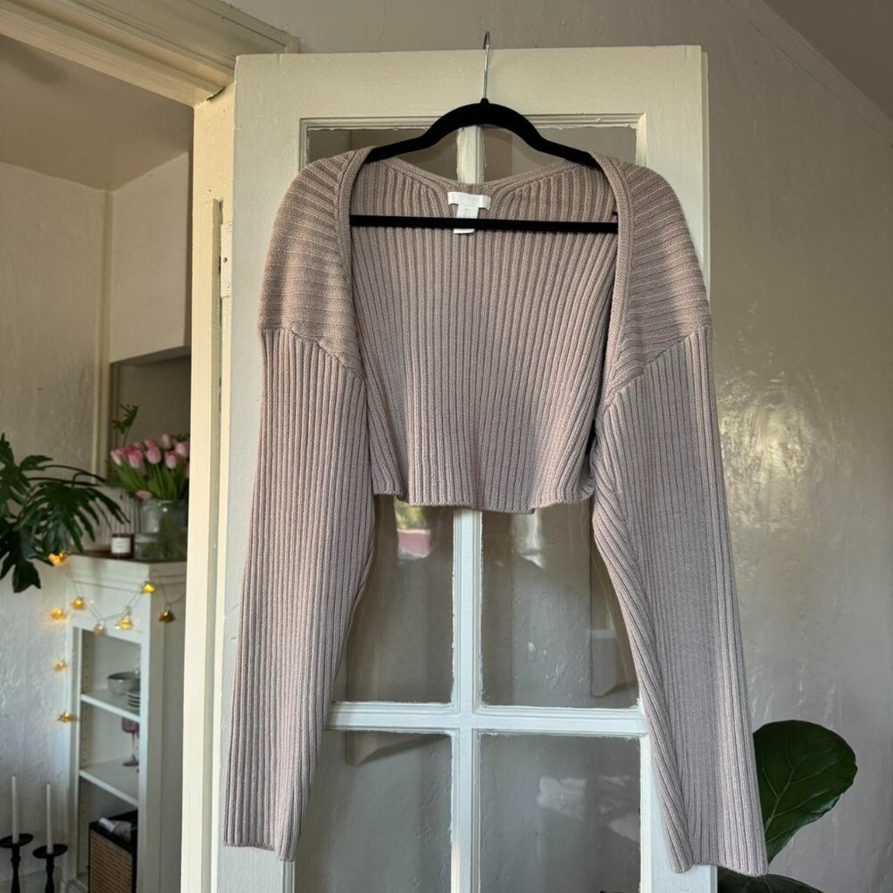 Neutral colored bolero